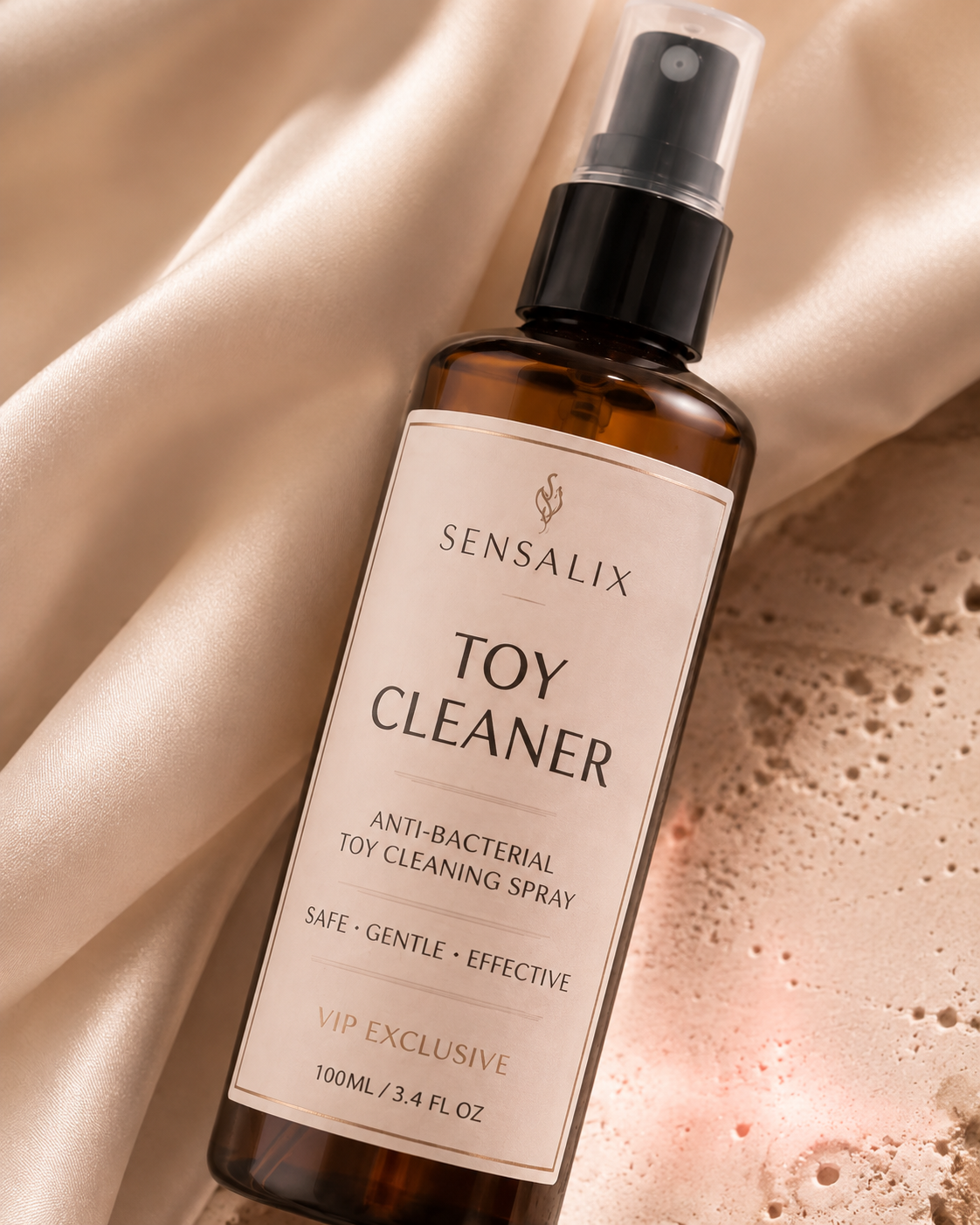 Sensalix Clean angled with foam