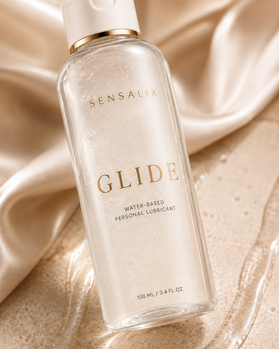Sensalix Glide close-up on silk